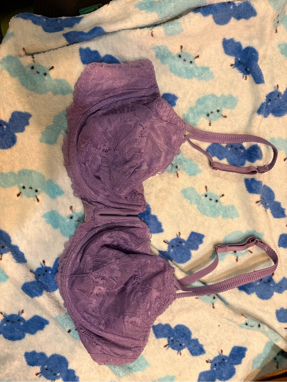Auden Purple Lace Underwire Bra